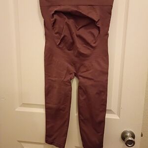 BLANQI Taupe High-Waisted Leggings